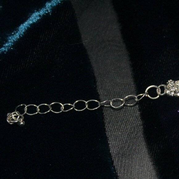 SOLD Diamond Crystals Are A Girls Best Friend Anklet - Picture 5 of 9